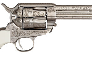 CIMARRON BAT MASTERSON 45LC - PW FS 5.5" ENGRAVED NICKEL