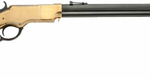 CIMARRON HENRY CIVILIAN 44/40 - 24" BRASS FRAME/BLUED WALNUT