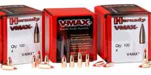 HORNADY BULLETS 6MM .243 - 87GR V-MAX 100CT 25BX/CS