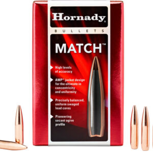 HORNADY BULLETS 22 CAL .224 - 52GR JHP-BT 100CT 40BX/CS