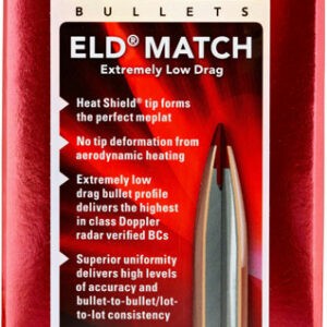 HORNADY BULLETS 25CAL .257 - 134GR. ELD MATCH 100CT