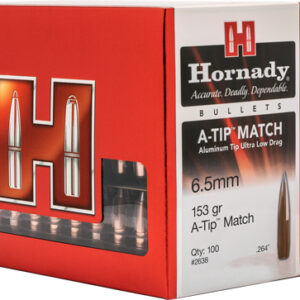 HORNADY BULLETS 6.5MM .264 - 153GR A-TIP  100RD 10BX/CS