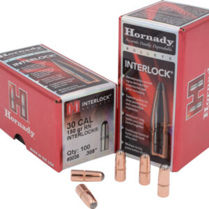 HORNADY BULLETS 30 CAL .308 - 150GR JSP-RN 100CT 25BX/CS