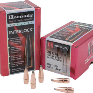HORNADY BULLETS 30 CAL .308 - 180GR JSP-BT 100CT 15BX/CS