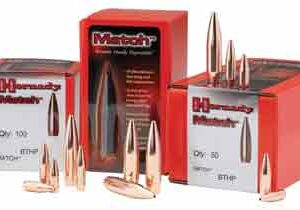 HORNADY BULLETS 30 CAL .308 - 208GR BTHP MATCH 100CT 15BX/CS