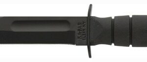 KA-BAR SHORT KA-BAR 5.25" W/ - PLASTIC SHEATH STRAIGHT EDGE