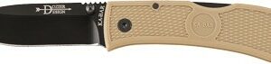 KA-BAR DOZIER FOLDING HUNTER - 3" COYOTE BROWN