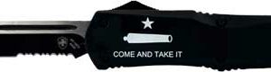 TEMPLAR KNIFE LARGE OTF COME - AND TAKE IT 3.5" BLK TANTO SRT