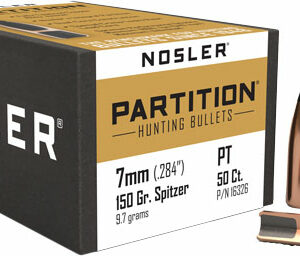 NOSLER BULLETS 7MM .284 - 150GR PARTITION 50CT