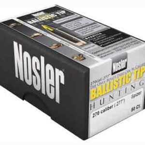 NOSLER BULLETS 270 CAL .277 - 130GR BALLISTIC TIP 50CT