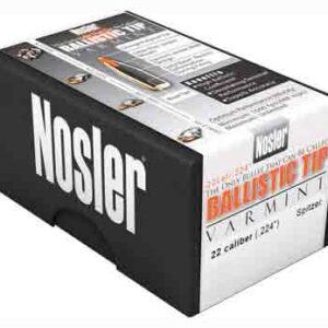 NOSLER BULLETS 22 CAL .224 - 60GR BALLISTIC TIP 250CT