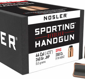NOSLER BULLETS 44 CAL .429 - 240GR JHP 250CT