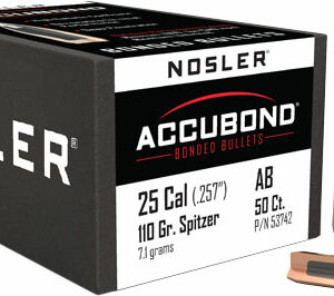 NOSLER BULLETS 25 CAL .257 - 110GR ACCUBOND 50CT