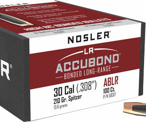 NOSLER BULLETS 30 CAL .308 - 210GR ACCUBOND LR 100CT