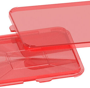 MTM PRIMER FLIPPER SQUARE RED - DUAL LID CLOSURE OPTIONS