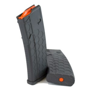 Sentry Hexmag Series 2 AR-15/M4/M16 Rifle Magazine Grey with Orange Follower .223/5.56x45mm 30/rd