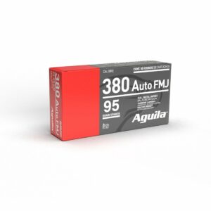 Aguila Handgun Ammunition .380 Auto 95gr FMJ 945 fps 50/ct