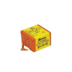 Berger Match Grade Varmint Bullets .22 cal .224" 55 gr FB VARMINT 100/box