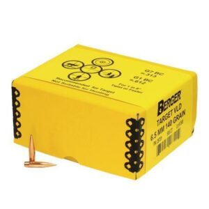 Berger Match Grade Target Bullets 6.5mm .264" 140 gr VLD TARGET 500/ct