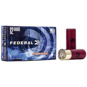 Federal Power-Shok Buckshot 12 ga 2 3/4" MAX 27 plts #4B 1325 fps - 5/box