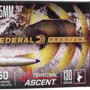 Federal Terminal Ascent Component Bullet - .264 130 Grain PT 50/ct