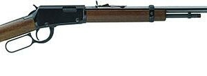 Henry Lever Frontier Model 22 WMR Rifle 8rd Magazine 24" Threaded Barrel Walnut Suppressor Ready