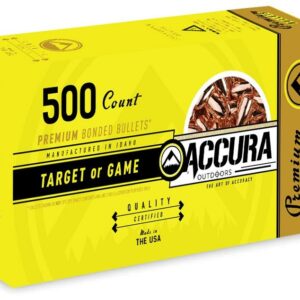 Accura Premium Powerbond Bullets .40 cal .400" 180 gr FP 500/ct