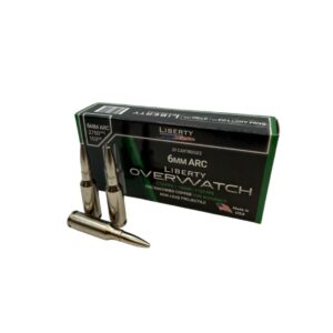 Liberty Overwatch Rifle Ammunition 6mm ARC 103gr OTM 3000 fps 20/ct