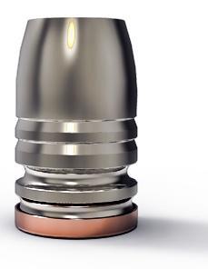 Lee Round Flat Nose Pistol Mould - Double Cavity (Handles Included) .452" 300 gr