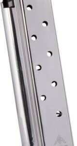 Mec-Gar 1911 Govt Handgun Magazine 10mm HT Nickel 8/rd
