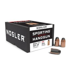 Nosler Sporting Handgun Revolver Bullets .38 cal .357" 158 gr JHP 250/ct