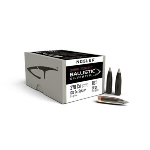 Nosler Ballistic SilverTip Hunting Rifle Bullets .270 cal .277" 130 gr SBT-BSTIP 50/ct