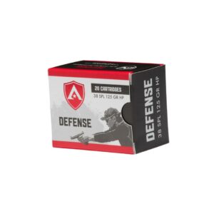 Atlanta Arms Elite Defense Handgun Ammunition .38 Spl 125gr JHP 1060 fps 20/ct