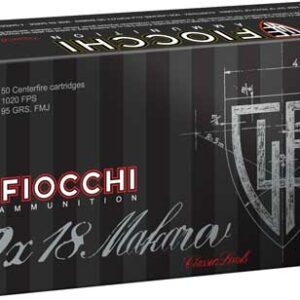 FIOCCHI 9MM MAKAROV 95GR FMJ - 50RD 20BX/CS