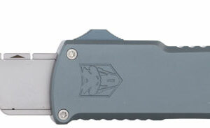 COBRATEC OTF UTILITY KNIFE - GRAY 5.1" OAL LENGTH