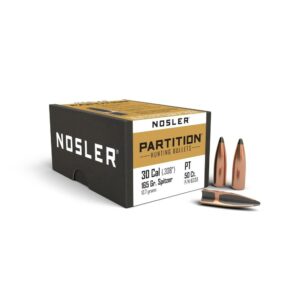 Nosler Partition Rifle Bullets .30 cal .308" 165 gr SPT 50/ct