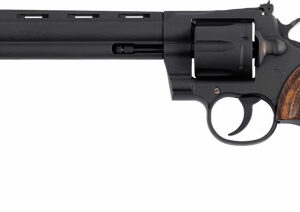 COLT PYTHON 357MAG 8" 6RD - MATTE BLUED WOOD GRIPS