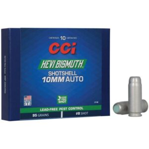 CCI Pest Control Bismuth Shotshell Ammunition 10mm Auto 8 shot 1300 fps 10/ct