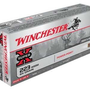 WINCHESTER SUPER-X 223 WSSM - 64GR POWER POINT 20RD 10BX/CS