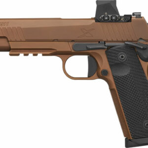 SIG 1911 X 45ACP 5" W/ROMEO-X - (2)8RD G10 STEEL COYOTE