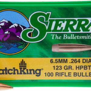 SIERRA BULLETS 6.5MM .264 - 123GR HP-BT MATCH 100CT