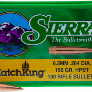 SIERRA BULLETS 6.5MM .264 - 150GR HP-BT MATCH 100CT