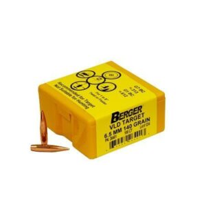Berger Match Grade Target Bullets 6.5mm .264" 140 gr VLD Target 100/ct