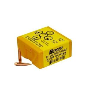 Berger Match Grade Target Bullets 6.5mm .264" 140 gr BT Target 100/ct