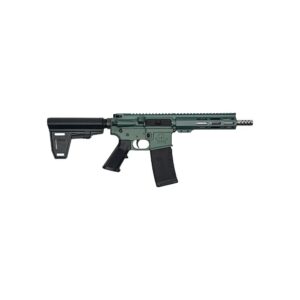 GLFA 223 Wylde Braced Pistol .223 Wylde 30rd Magazine 7.5" Stainless Steel Charcoal Green Finish