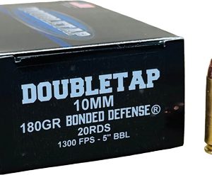 DOUBLETAP 10MM 180GR JHP - BONDED DEFENSE 20RD 50BX/CS