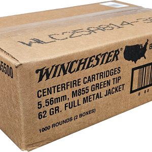 WINCHESTER USA 5.56X45 62GR - GREENT TIP 1000RD CASE LOT
