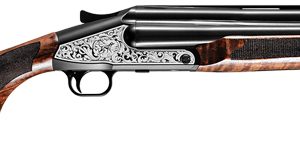 ATI 3B TRIPLE BARREL O/U 12GA - 18.5" FO SIGHT BLACK/WALNUT