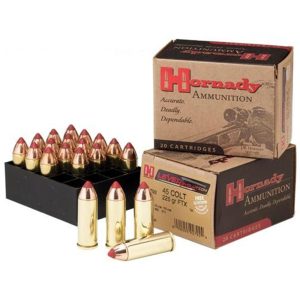 Hornady LEVERevolution Handgun Ammunition .45 Colt 225 gr FTX 960 fps 20/ct