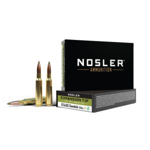 Nosler ETA Rifle Ammunition 6.5x55 120gr SP 2756 fps 20/ct